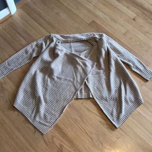 Target striped cardigan